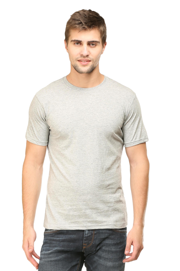 Solid Classic Crew Cotton T-Shirt for Men | Soft, Durable & Versatile | Plain