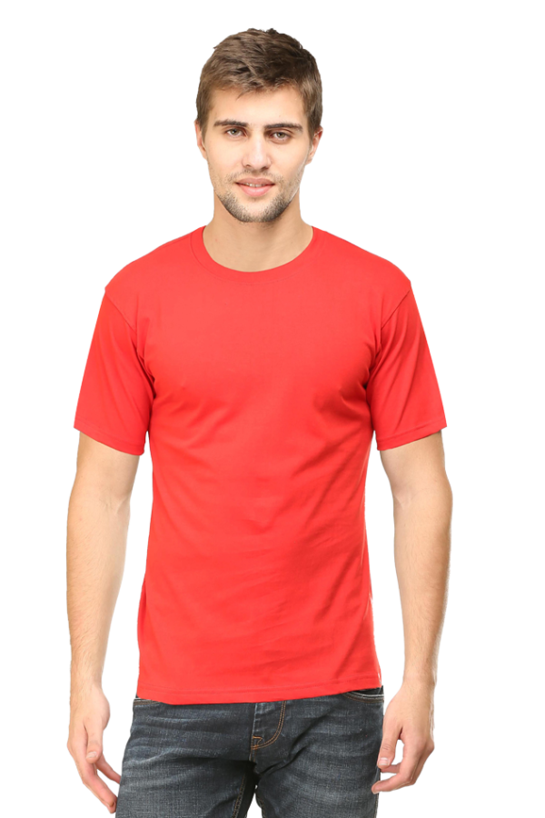 Solid Classic Crew Cotton T-Shirt for Men | Soft, Durable & Versatile | Plain