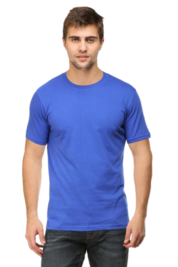Solid Classic Crew Cotton T-Shirt for Men | Soft, Durable & Versatile | Plain