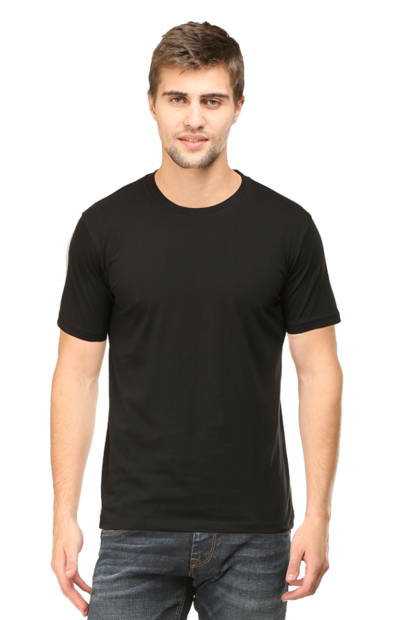 Solid Classic Crew Cotton T-Shirt for Men | Soft, Durable & Versatile | Plain